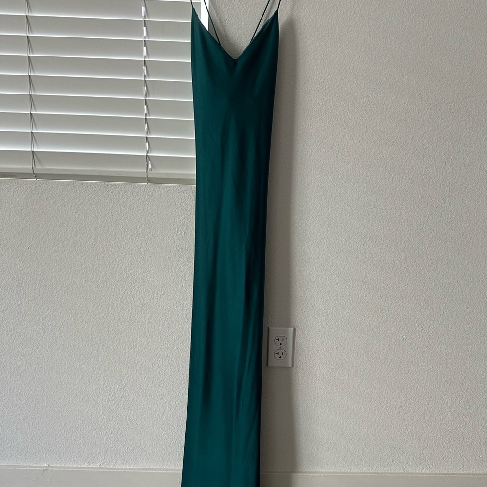SATIN MAXI DRESS
